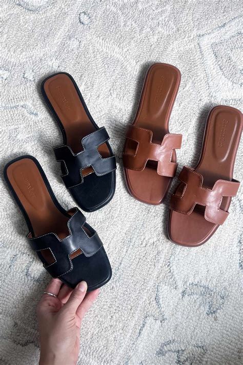 hermes look alike sandals|hermes oasis sandals outfit.